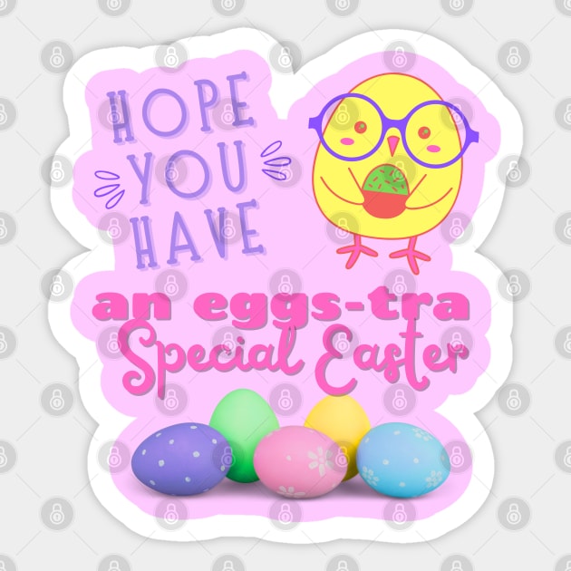 Hope you have an egg-stra Special Easter Sticker by Blended Designs